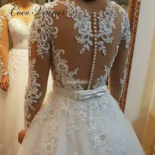 Свадебное платье с жемчужинами, 2 в 1, Бразилия,, Vestido De Novia, кружевное платье со съемным шлейфом, свадебное платье es W0278