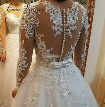 Pearls Beaded 2 in 1 Brazil Wedding Dress 2020 Vestido De Novia Lace Appliques Detachable Train A line Wedding Dresses W0278 Pearls Beaded 2 in 1 Brazil Wedding Dress 2020 Vestido De Novia Lace Appliques Detachable Train A line Wedding Dresses W0278