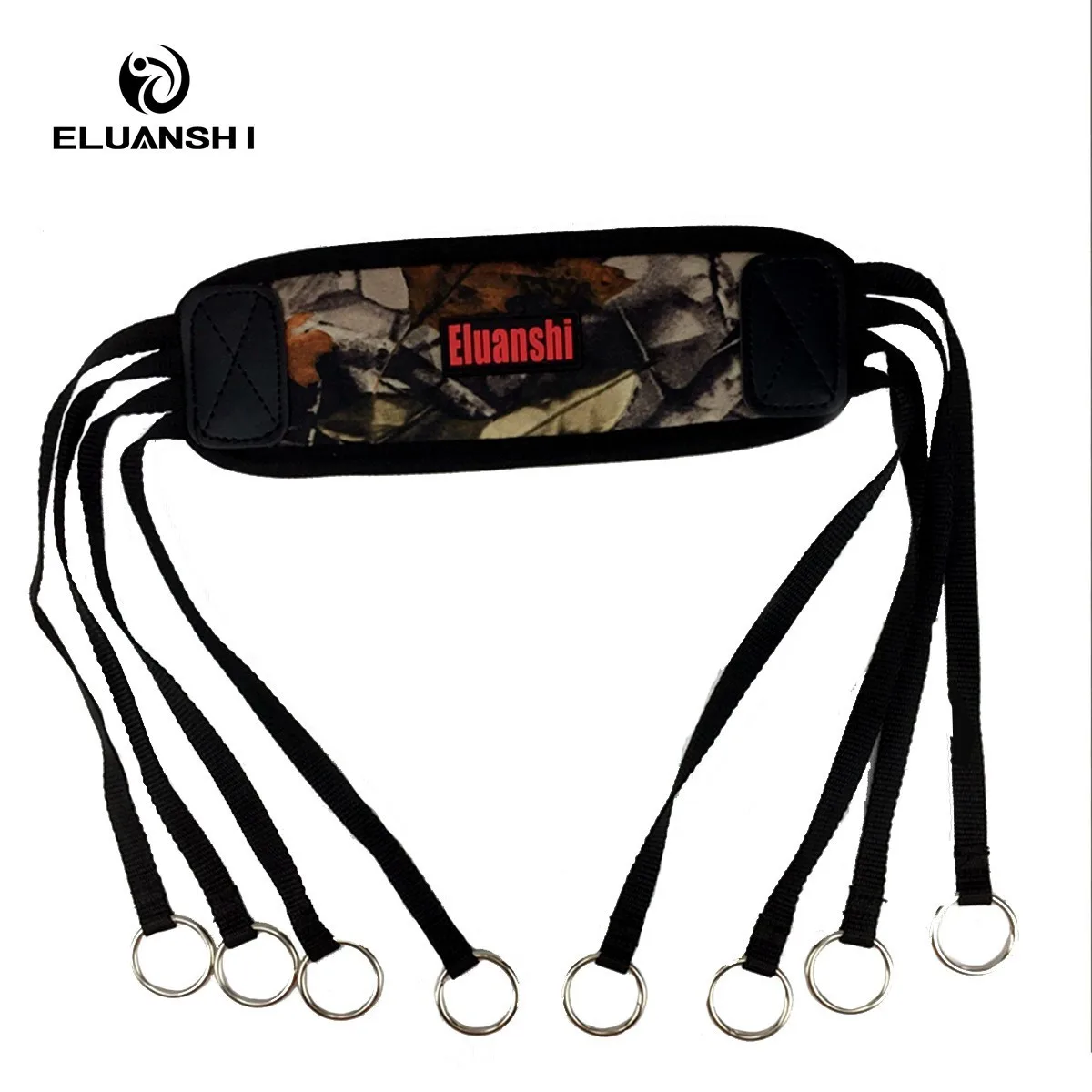 ELUANSHI Outdoor Camouflage Hunting Bags Pouches Bird Duck Strap Hanger Game Carrier Belt Holder Brown Color Accessories Genuine