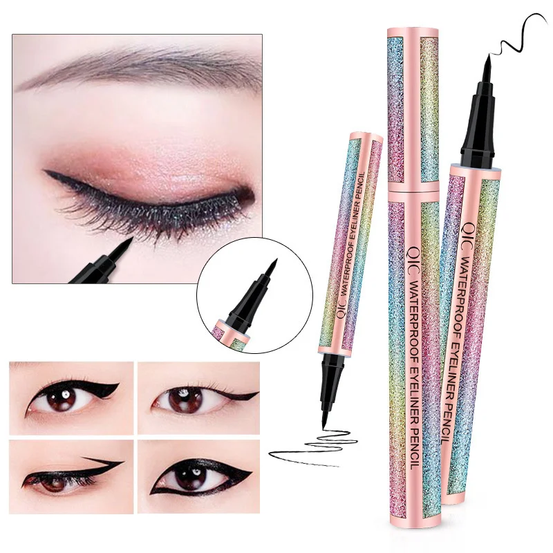 

New Hot Selling Cosmetics Liquid Eyeshadow Eye Pencil Color Makeup Pen Cover Waterproof for Sombra Ojos No Blooming Eyeliner
