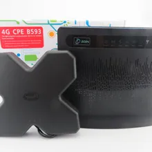 Разблокирована Huawei B593 B593u-12 FDD 4 Г LTE Wi-Fi Маршрутизатор с сим слот для карт + 3 Г 4 Г LTE 35dbi Внешний omni Антенны