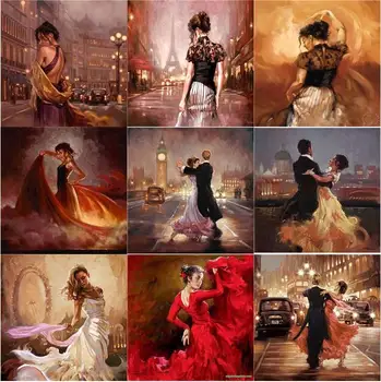 

Ballroom Dancer DIY Diamond Rhinestone 5D Picture Cross Stitch Pattern Home Decor