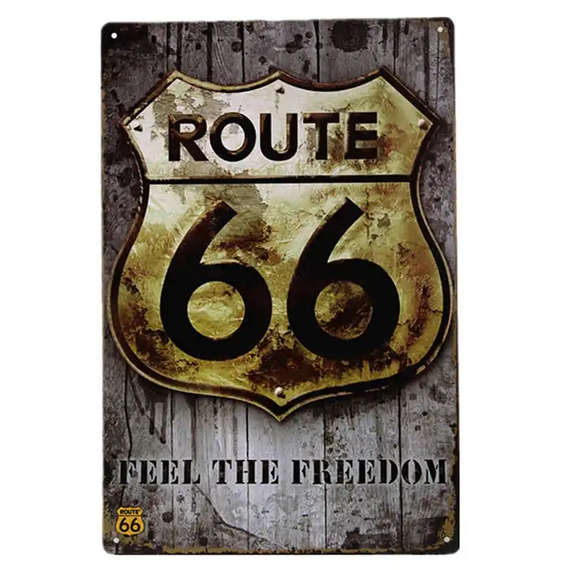 Армейский зеленый Бесплатный Wi-Fi папа гараж Route 66 винтажные металлические вывески домашний декор винтажные оловянные вывески для паба винтажный Декор - Цвет: Армейский зеленый