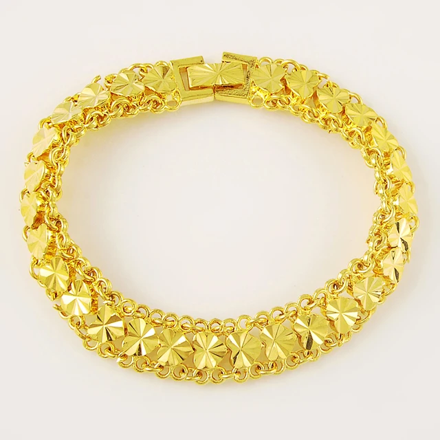 Genuine 24k Gold Bracelet Jh080 New Transporter Fashion Unique Ultra Genuine 24k Gold Bracelet Jh080 New Transporter Fashion Unique Ultra Low Cost Whole Elegant