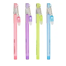 Новое поступление милые канцелярские разноцветные пластиковые ручки бренд Aihao гладкая ручка для письма стираемая 12 шт./лот гелевая ручка