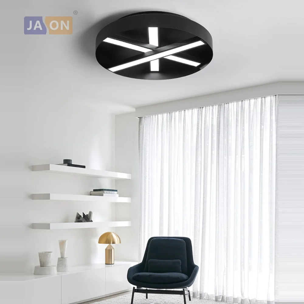

LED Modern Iron Acryl Round 10cm Thin Black White LED Lamp.LED Light.Ceiling Lights.LED Ceiling Light. Ceiling Lamp For Bedroom