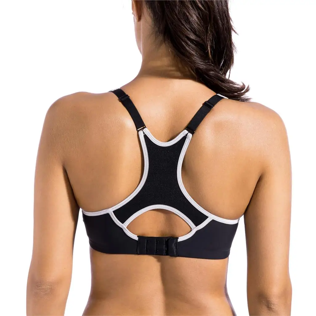 Women's Full Support Racerback Lightly Padded Underwire Sports Bra