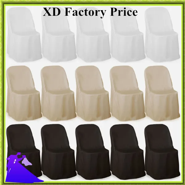 High quality wholesale price wedding 100pcs polyester chair cover free