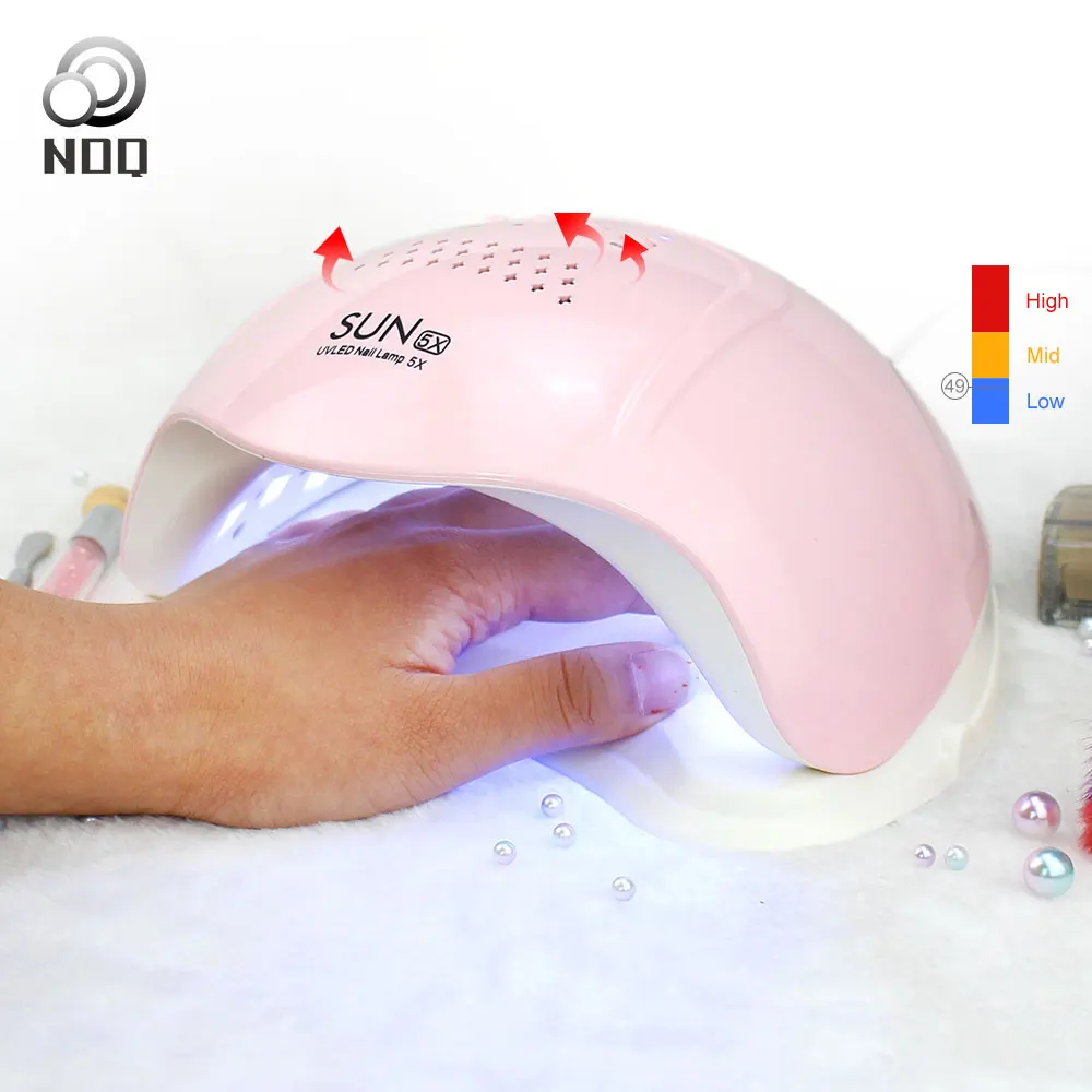 

NOQ Lamp For Nails Sun5x UV LED Lamp For Manicure Infrared Sensor Nail Dryer For Gel Varnish Curing Nails Machine