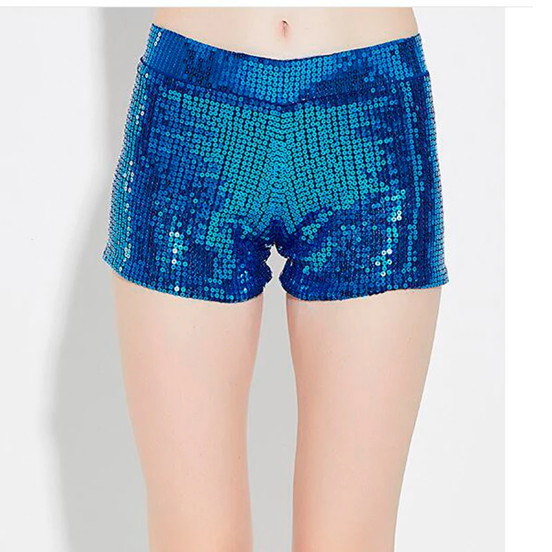 Women's fashion club jazz Stage sequin hip hop dance shorts for women