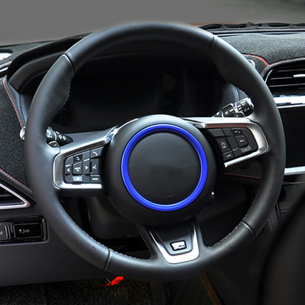 Декоративная наклейка на руль автомобиля для Jaguar эмблема в центре XE XF X760 X761
