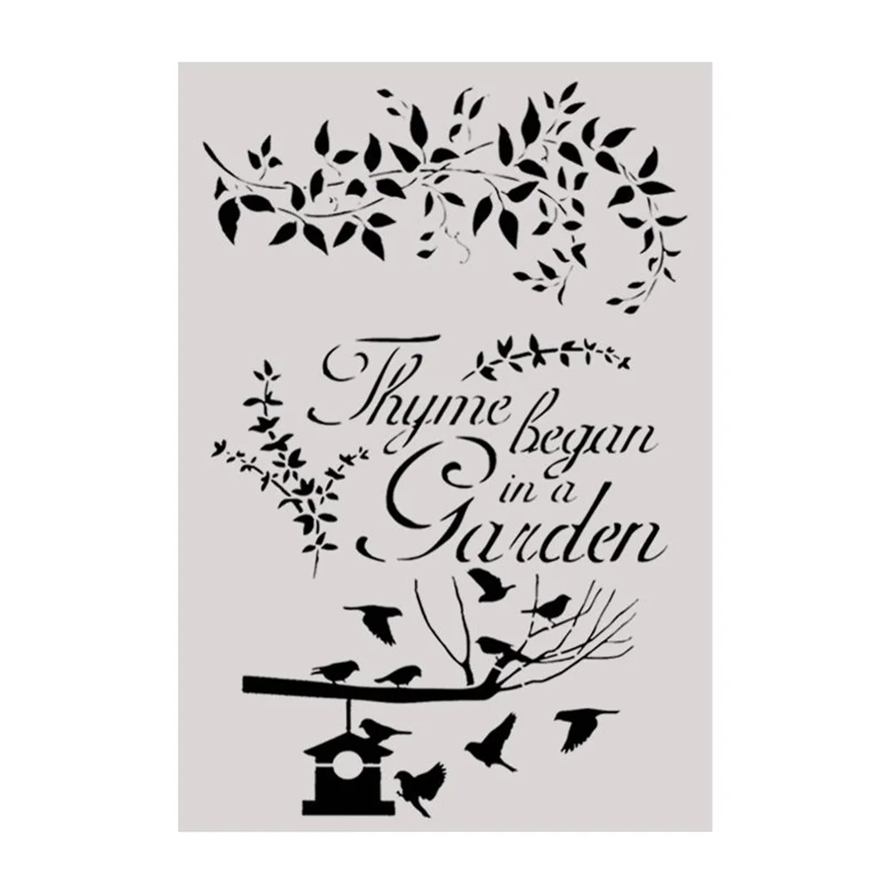 

Decorative Birds Layering Stencils For Walls Painting Scrapbooking Stamp Album Decor Embossing Paper Card Template