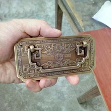 Китайский Античная простой ручка для ящика Мебельная фурнитура классического гардероба обувной шкаф ручку двери шкафа конический Винтаж тянуть