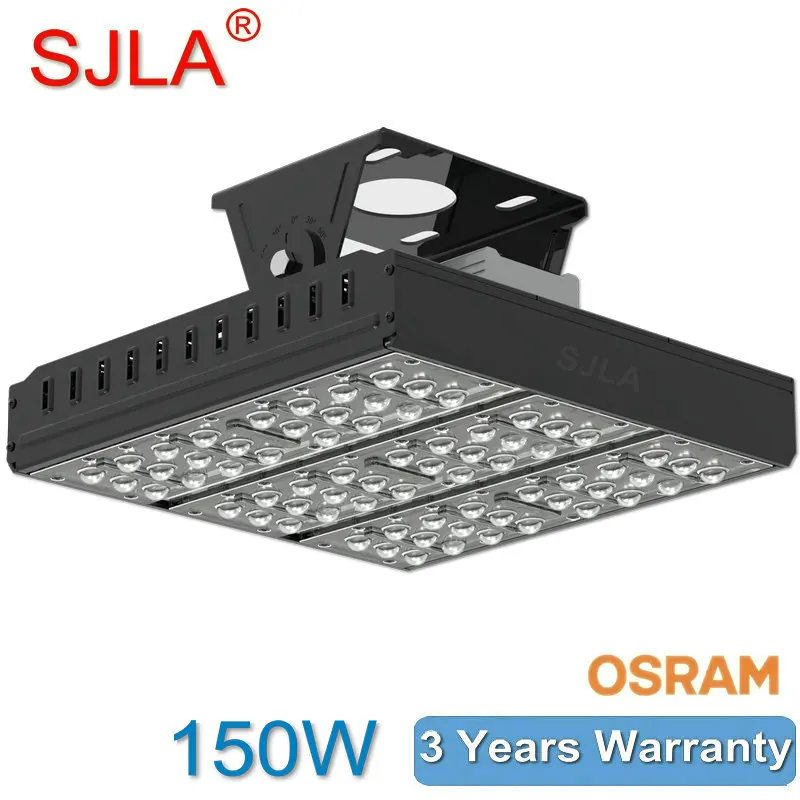 Outdoor Lighting Waterproof IP65 Floodlight GAS Square Billboard Tunnel Refletor Projecteur SJLA 150W Led Flood Light