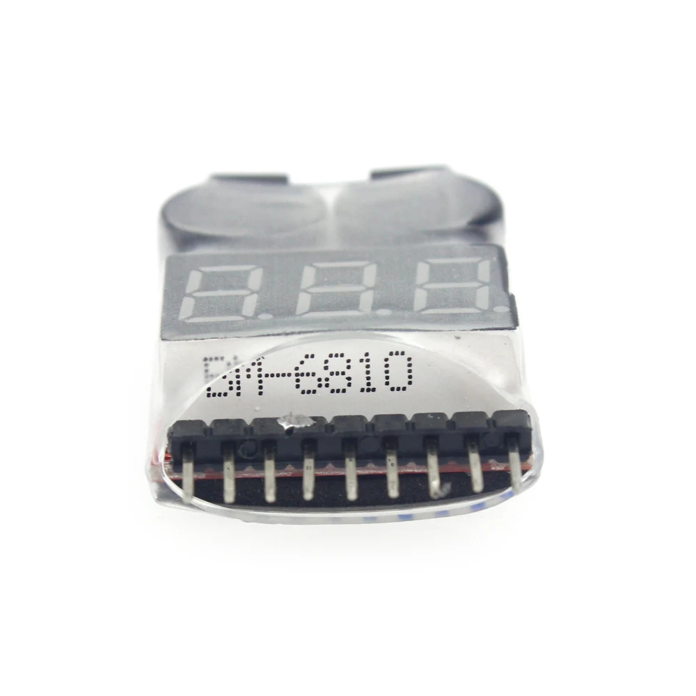 F00872-50 50 шт. Lipo батарея тестер напряжения вольтметр Индикатор двойной динамик 1 S-8 S низкий зуммер напряжения сигнализации 2 в 1 FS