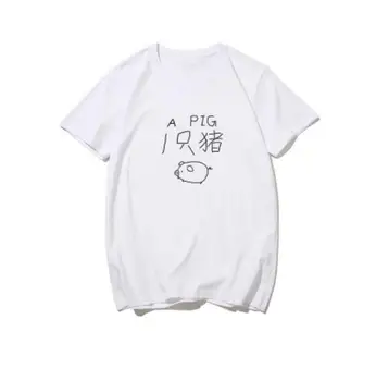 

Spring and summer new funny loose short-sleeved T-shirt