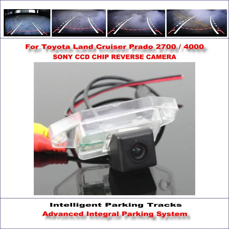

860 * 576 Pixels Camera For Toyota Land Cruiser Prado 2700 / 4000 Rearview Parking / 580 TV Lines Dynamic Guidance Tragectory