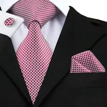 SN-1527 Hi-Tie новейший дизайнерский Галстук Hanky набор запонок Модный высококачественный мужской галстук для шеи производитель красный галстук с геометрическим рисунком на продажу SN-1527 Hi-Tie новейший дизайнерский Галстук Hanky набор запонок Модный высококачественный мужской галстук для шеи производитель красный галстук с геометрическим рисунком на продажу
