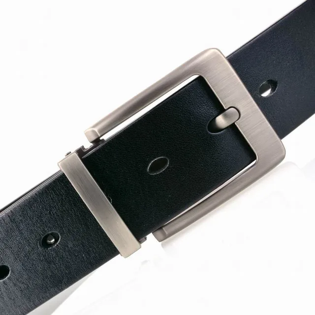 Men's 1 1/2" (38 mm) Single Prong pin Belt Buckle Metal Clip Buckle For Leather Belt Accessories gunmetal & silver 5