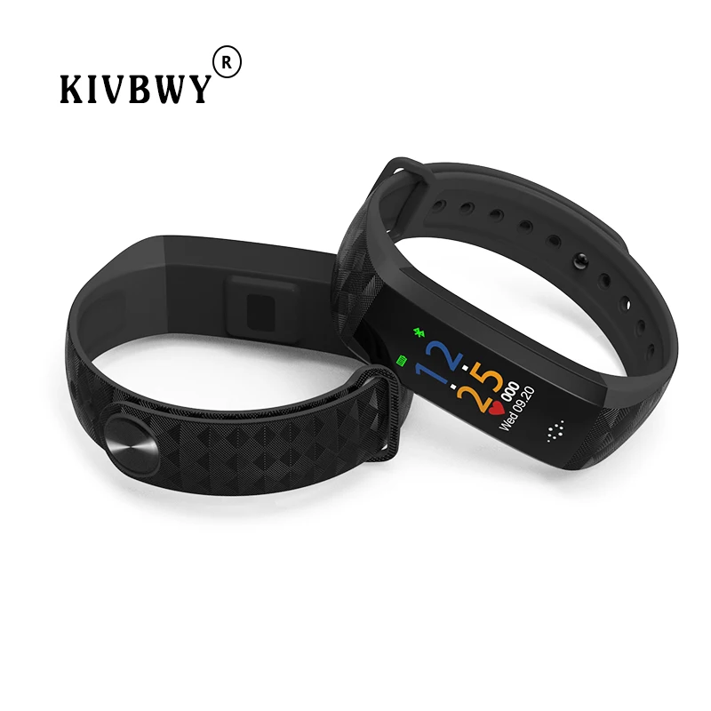 Kivbwy Цвет Экран M2P Смарт Браслет Фитнес, измеритель артериального Давление Шагомер Смарт часы обновление M2S
