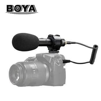 

BOYA BY-PVM50 Stereo Condenser Microphone with Shock Mount for DSLR Camera LF726 Camcorder mobile phone