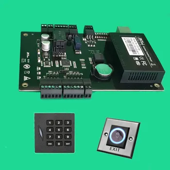 

Linux System one door C3-100 Access Control Panel with Wiegand Interface KR102 rfid Card reader No touch Infrared Exit Button
