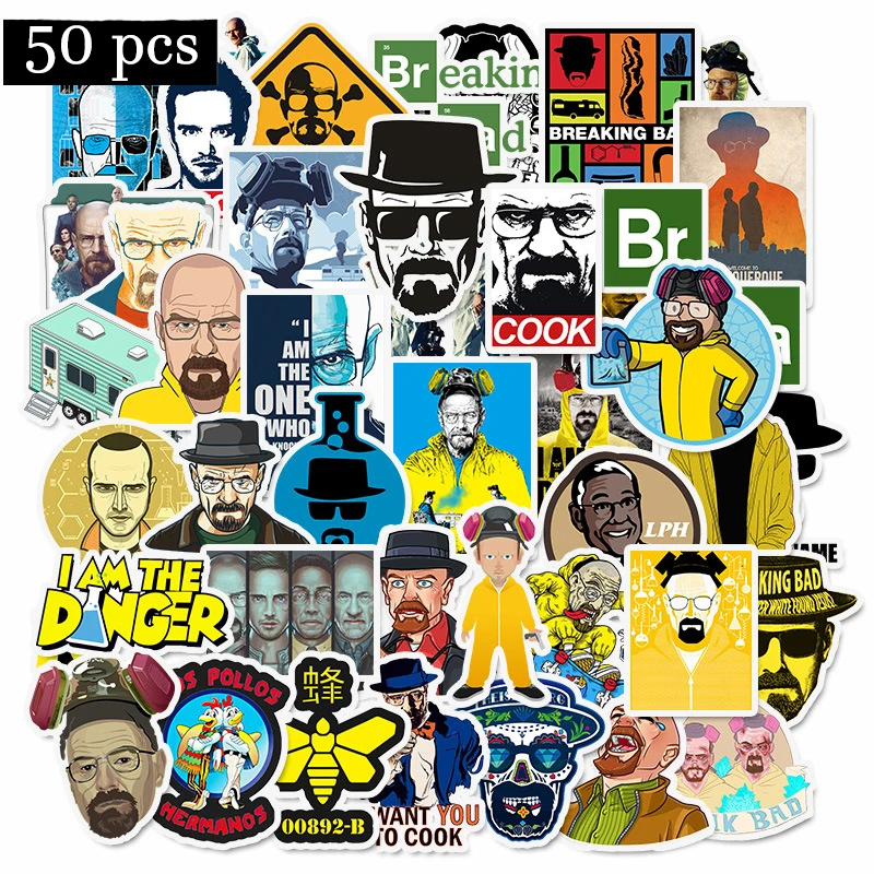 50 шт. разбивающаяся плохая граффити наклейка s для мото автомобиля бампер и