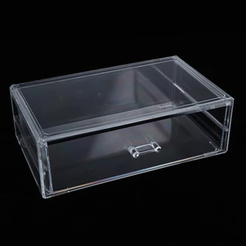 

Great Organizer, Clear Acrylic Jewelry & Cosmetics/Makeup Storage Display Case Holder Boxes Set, 4 Styles for Choose