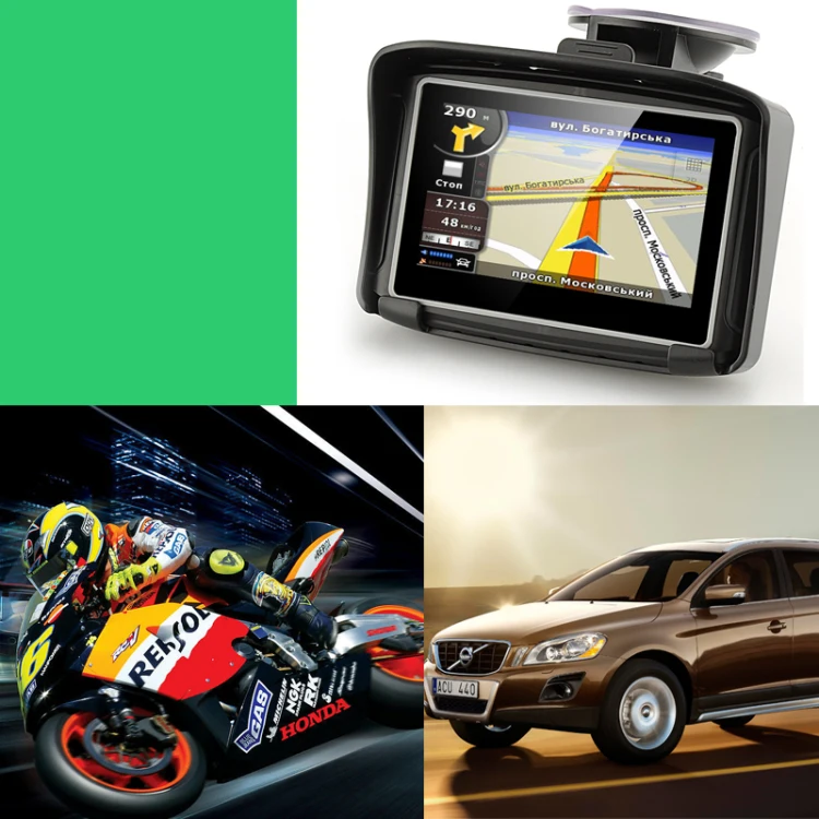 4.3 Inch IPX7 Waterproof 8GB Memory Motorbike GPS Navigation10
