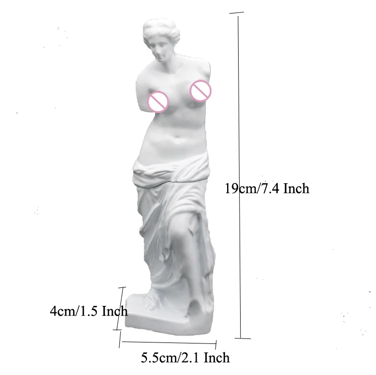 ERMAKOVA металлическая Обнаженная Статуэтка Венеры Римская богиня Венеры де Мило Афродита Милоса древняя греческая статуя домашний офис Декор