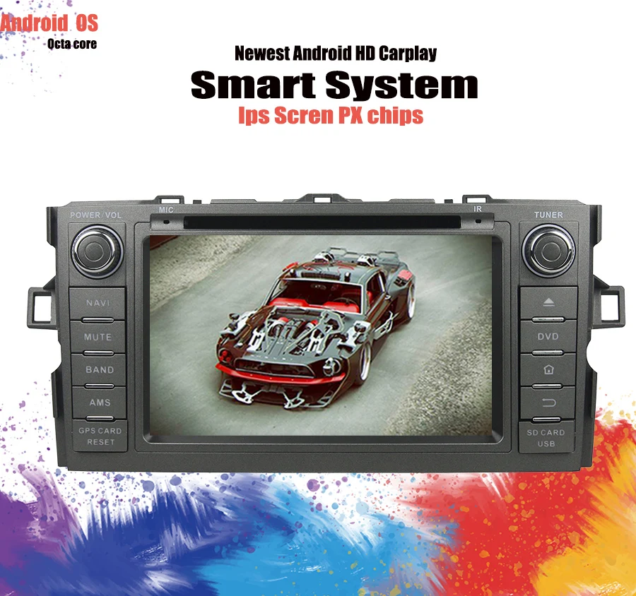 Flash Deal DSP IPS 4G 64G 8CORE Android 9.0 Car navigation For Toyota Avensis T25 2009-2015 GPS stereo audio radio With dvd player 1