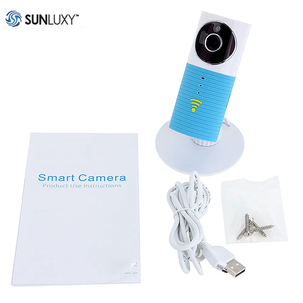 

SUNLUXY 720P HD WiFi IP Camera Wireless Baby Security Monitor IR Night Vision P/T Babycam CCTV Camera Audio Home Indoor Safety