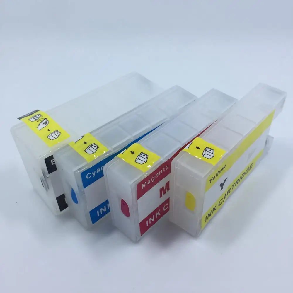 

YOTAT 1set PGI-1100 PGI1100 Refillable ink cartridge PGI-1100XL for Canon MAXIFY MB2010 M B 2010 (Lartin America)