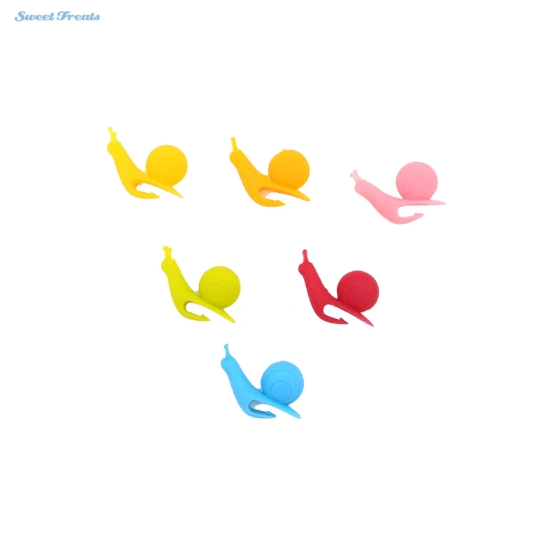 5 шт. силиконовые чайные пакеты в форме улитки|random color|random toolrandom tea |