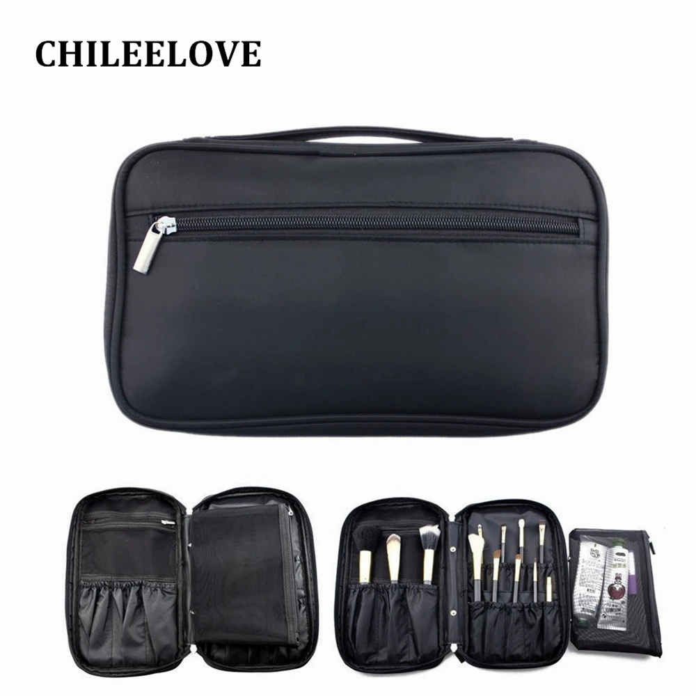 CHILEELOVE Makeup Brush Clutch Handbag Cosmetic Storage Case Beauty