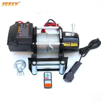 

JEELY 12V 6000LB Automobile Electric Winch,ATV/UTV/4X4/4WD Car winch