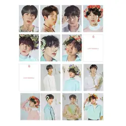 7 шт./компл. k-pop Bangtan мальчики Фотокарта любовь себя альбом высокого качества K-pop Bangtan мальчики фото карты канцелярские принадлежности набор