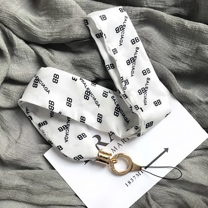 

Mobile Phone Universal Neck Lanyard Silk Scarf Ribbon Apple87plus6s Hanging Neck Long Sling