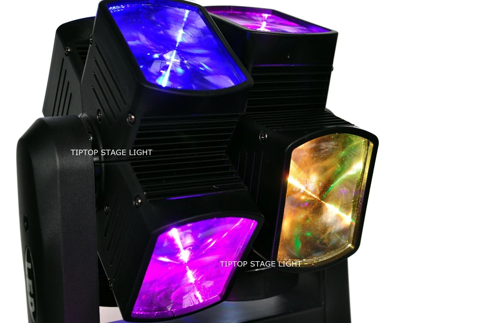 Gigertop tp-l677 8x10 Вт RGBW 4IN1 LED Cube перемещение головного света 6/14/19/20 каналы луч эффект оси y Ultimate вращения 100 В-220 В