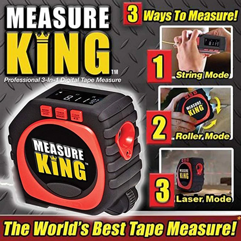 KALAIDUN Laser Rangefinder Digital Tape Multifunctional 3-in-1 Measuring Tool Laser Level Laser Range Finder LCD Digital Display2