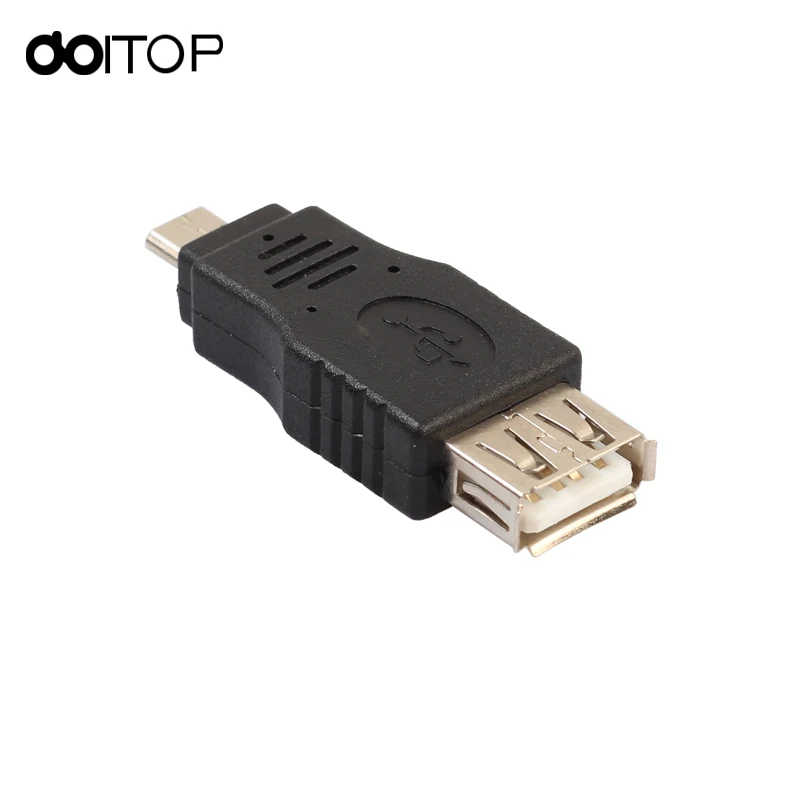 

DOITOP New USB 2.0 Female To Micro USB B /Mini 5 pin Male Plug OTG Adapter Converter USB To Micro USB