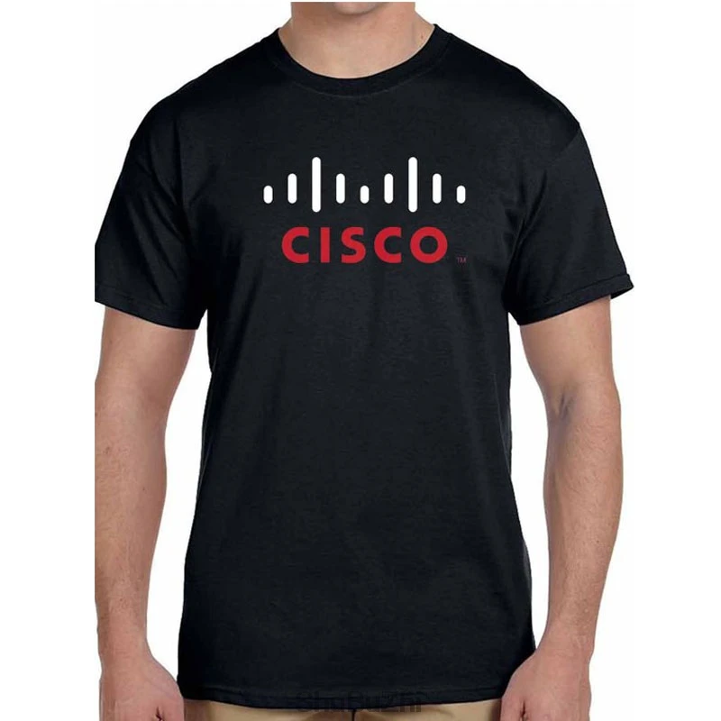 

drop shipping summer style fashion cool t-shirt CISCO Systems Network Certification Men T Shirt casaul cotton tshirt big size