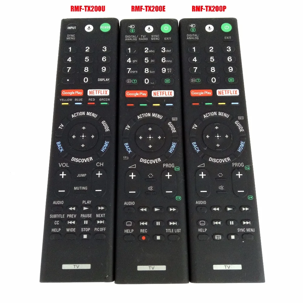 

USED Original Genuine RMF-TX200P RMF-TX200E RMF-TX200U Voice Remote Control For Sony LCD LED Smart TV Controller