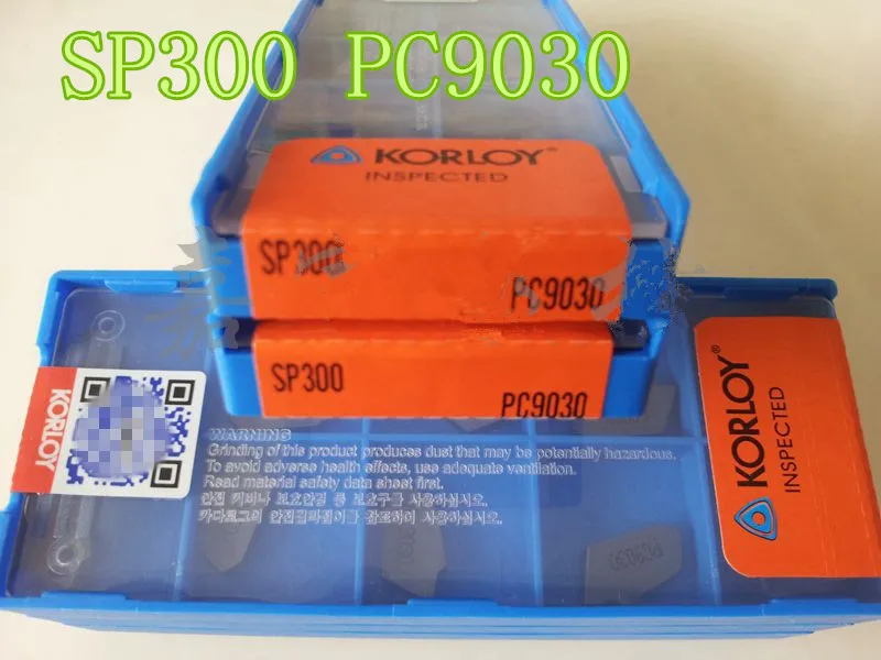 10pcs KORLOY SP300 PC9030 Carbide Inserts New