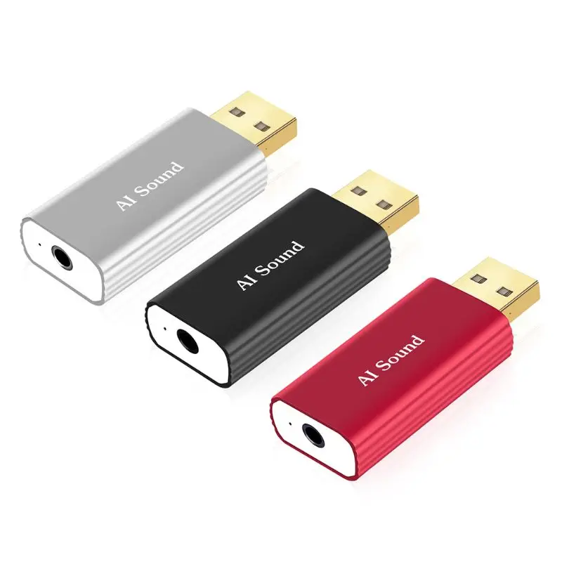 USB внешний Смарт звуковая карта конвертер голосовой вход 24 языков перевод мм 3,5 мм аудио разъем умный переводчик