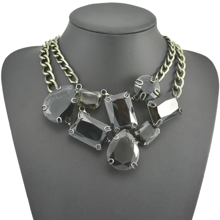 

2018 new fashion crystal necklaces & pendants top seller fashion jewelry big pendant necklace women wholesale necklace