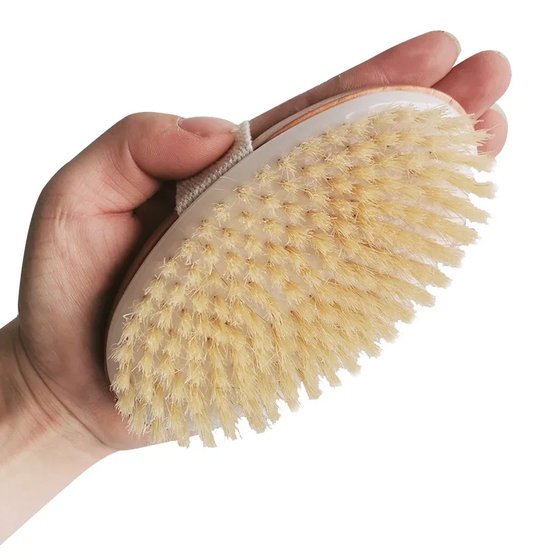 Natural de Cerdas de Javali Escova do Corpo Escova de Banho Molhada de Bambu Corpo Escova Seca Orgânico Pele 11 High Quality Beleza e saúde
