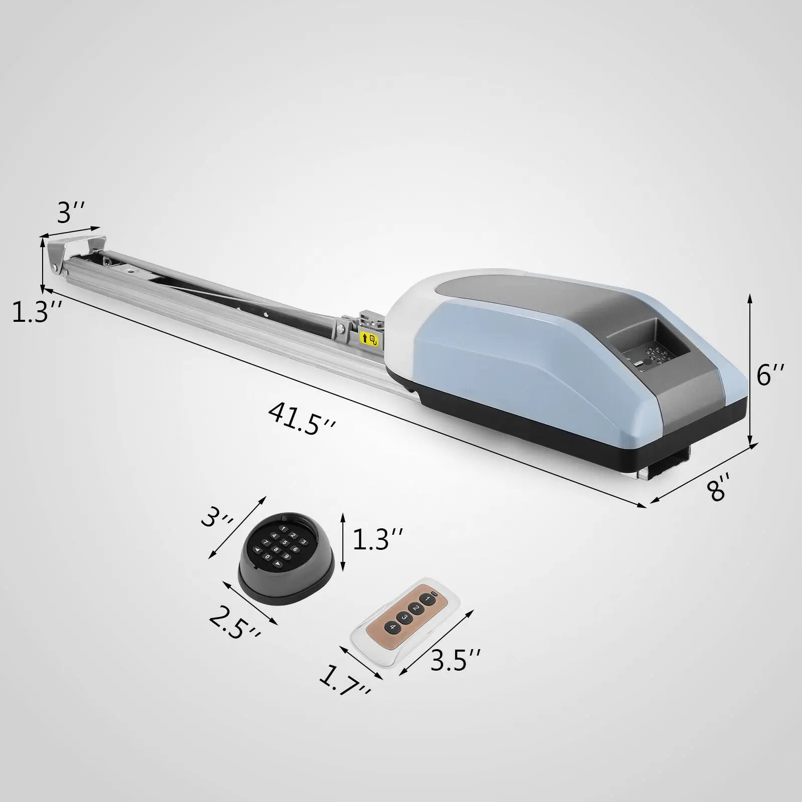 Automatic GARAGE DOOR OPENER Motor Electric Retractable Operator+ Remotes 1000N