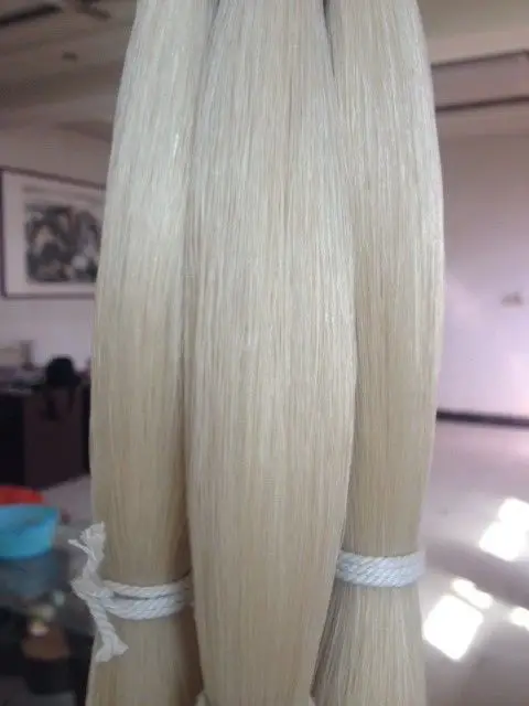 

250g Best Stallion white Mongolia bowhairs 100cm up