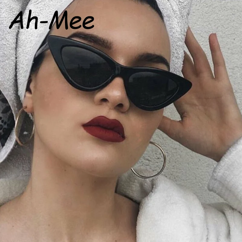 Cat Eye Sunglasses Women Vintage Brand Designer Small Sun Glasses